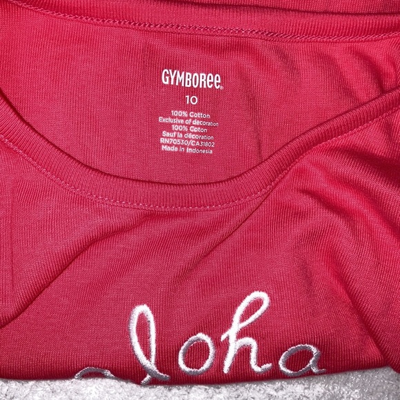 Nwt Gymboree aloha hula girl cotton short sleeve tee size 10 - Picture 6 of 8